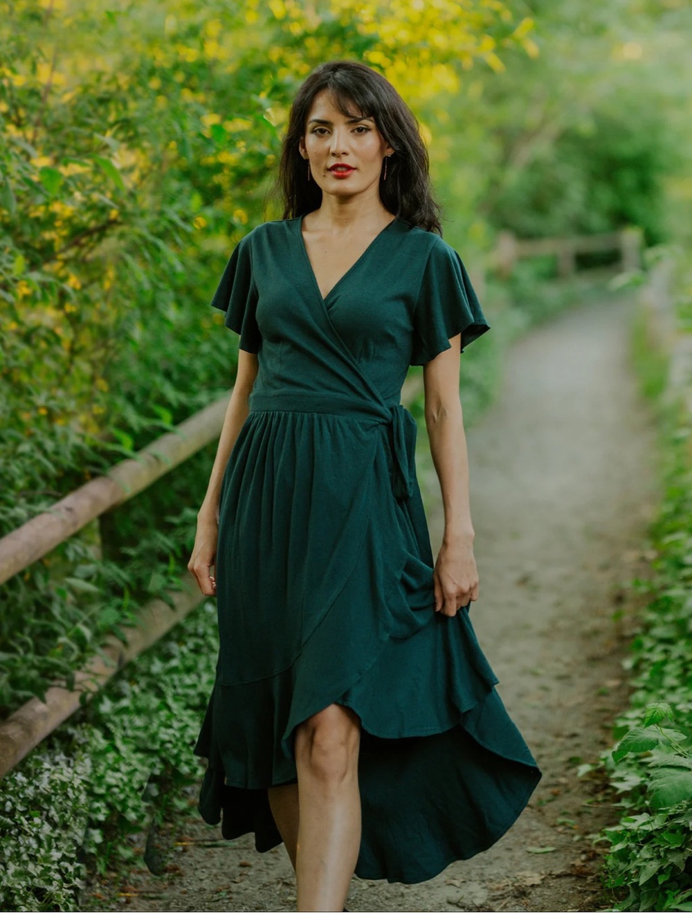 Flowy midi dress
